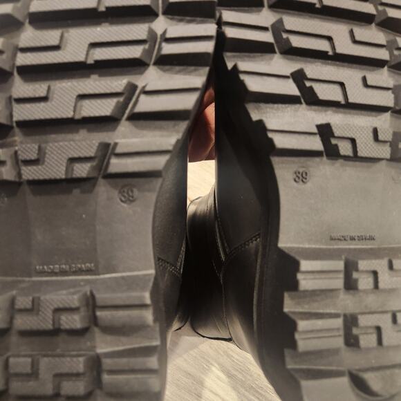 NEW Anthropologie Maeve Pilcro black moto boots size 9 - Picture 7 of 7